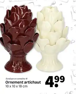 Wibra Ornement artichaut offre