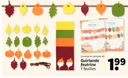 Wibra Guirlande feutrine offre