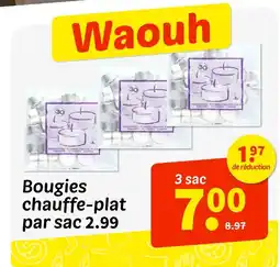 Wibra Bougies chauffe-plat par sac offre