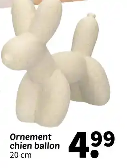 Wibra Ornement chien ballon offre