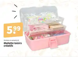 Wibra Mallette loisirs créatifs offre