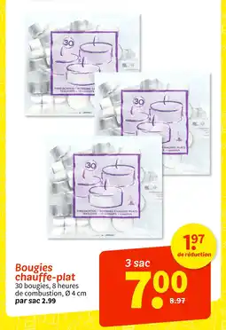 Wibra Bougies chauffe-plat offre