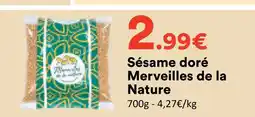 Hmarket Merveilles de la nature sésame doré offre