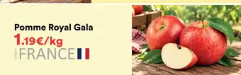 Hmarket Pomme royal gala offre