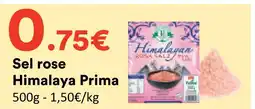 Hmarket Prima sel rose himalaya offre