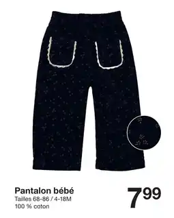 Zeeman Pantalon bébé offre