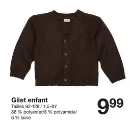 Zeeman Gilet enfant offre