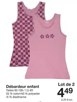 Zeeman Débardeur enfant offre