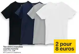 Zeeman Zeeman tee-shirt à manches courtes homme offre