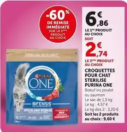 Bi1 Purina - croquettes pour chat sterilise offre