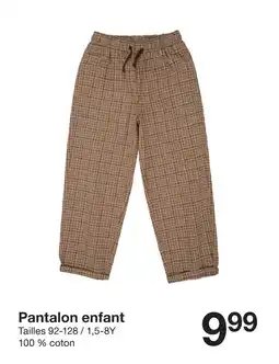 Zeeman Pantalon enfant offre