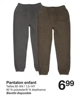 Zeeman Pantalon enfant offre