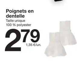 Zeeman Poignets en dentelle offre