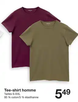 Zeeman Tee-shirt homme offre