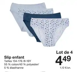 Zeeman Slip enfant offre