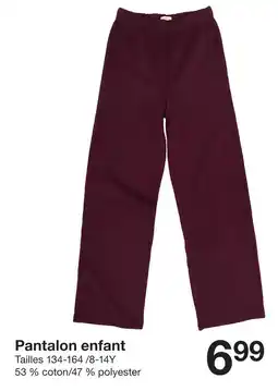 Zeeman Pantalon enfant offre