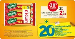 Bi1 Panzani - pates creatives offre