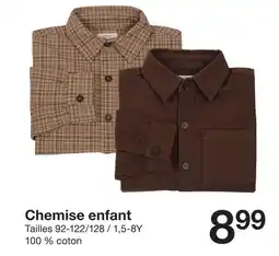 Zeeman Chemise enfant offre