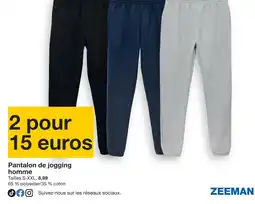 Zeeman Pantalon de jogging homme offre