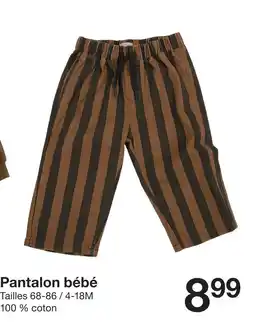 Zeeman Pantalon bébé offre