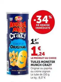 Bi1 Vico - le produit au choix tuiles monster cruzy offre