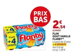 Bi1 Flan gout vanille offre