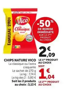 Bi1 Vico - chips nature offre