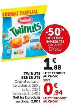 Bi1 Bénénuts - twinuts offre