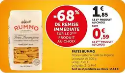 Bi1 Rummo - pates offre