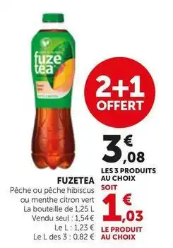 Bi1 Fuzetea - les 3 produits au choix offre