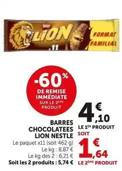 Bi1 Nestlé - barres chocolatees offre