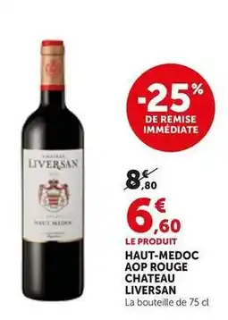 Bi1 Haut-medoc aop rouge chateau offre