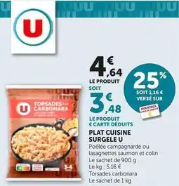 Bi1 U - plat cuisine surgele offre