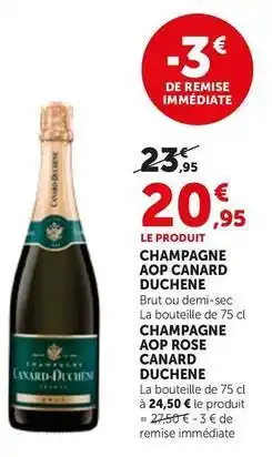 Bi1 Canard - champagne aop offre