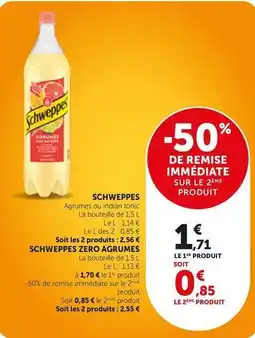 Bi1 Schweppes - zefo agrumes offre