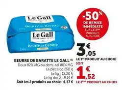 Bi1 Le gall - beurre de baratte offre