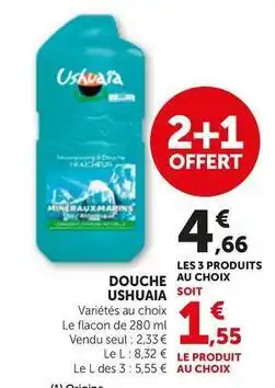 Bi1 Ushuaia - douche offre