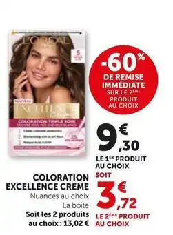 Bi1 L'oréal - coloration excellence creme offre