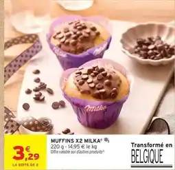 Intermarché Milka - muffins x2 offre