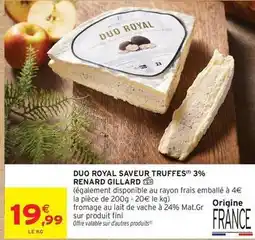 Intermarché Royal - duo saveur truffes offre
