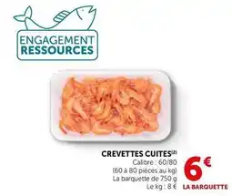 Bi1 Crevettes cuites offre