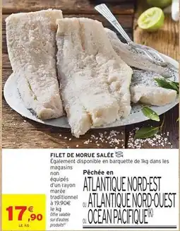 Intermarché U - filet de morue salée offre