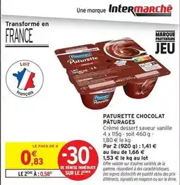 Intermarché Paturages - paturette chocolat offre