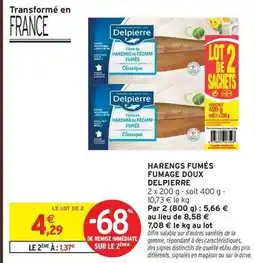 Intermarché Delpierre - harengs fumés fumage doux offre