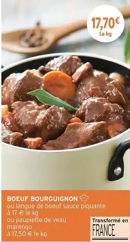 Intermarché Boeuf bourguignon offre