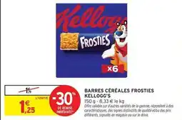 Intermarché Kellogg's - barres céréales frosties offre