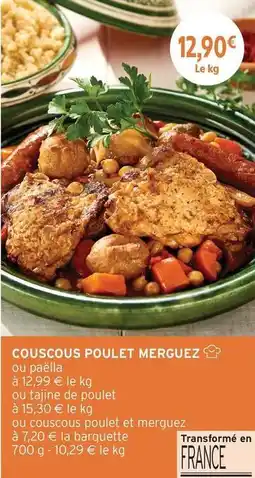 Intermarché Couscous poulet merguez offre