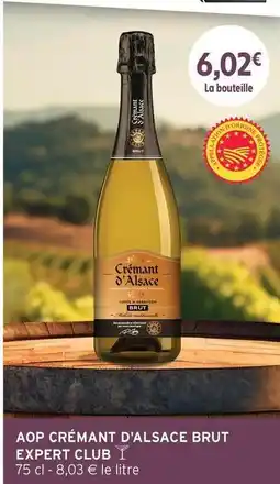 Intermarché Brut - aop crémant d'alsace expert club offre