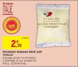 Intermarché Vivaldi - pecorino romano rape aop offre