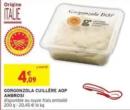 Intermarché Ambrosi - gorgonzola cuillère aop offre